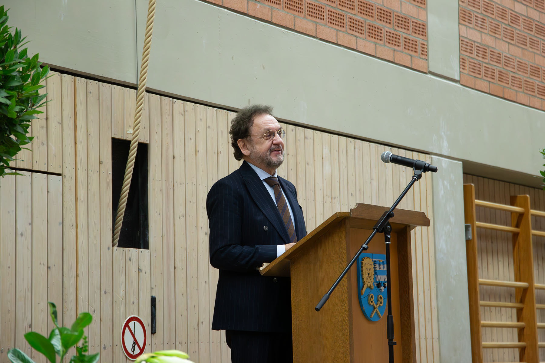Prof. Dr. Heribert Prantl beim Vortrag